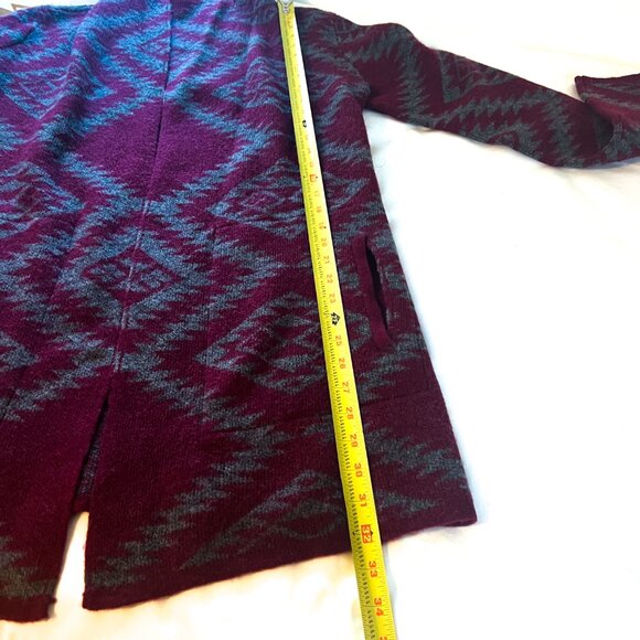 Horney Toad Women’s Merino Diamond Hoodie Size Medium - Picture 8 of 9